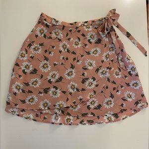 Show Me Your Mumu flowy skirt, tie on side, size s